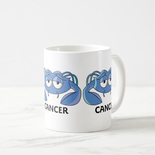 Kankerblauwe krab koffiemok (Voorkant rechts)