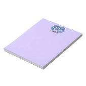 Kankerblauwe krab notitieblok (Linkerzijde)