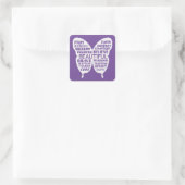 KANKERBUTTERFLY - Stickers AANMOEDIGEN (Tas)