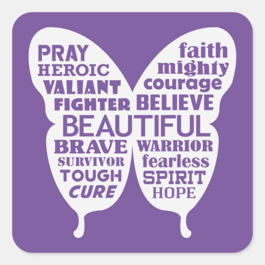 KANKERBUTTERFLY - Stickers AANMOEDIGEN (Voorkant)