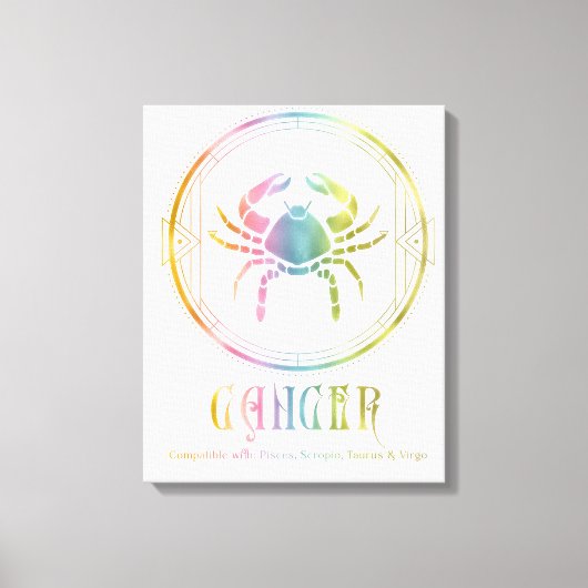 Kankercompatibiliteit ontworpen canvas afdruk (Voorkant)