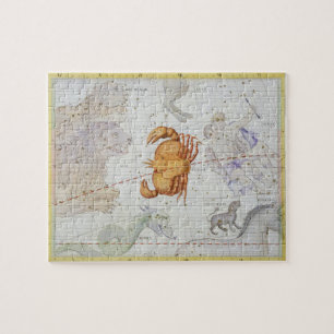 Kankerconstellatie, bord 4 van "Atlas Coele" Legpuzzel