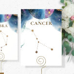 Kankerconstellatie, Celsius tabelnummer<br><div class="desc">Geniet van een hemellichamen met onze constellatietafelborden! Collectie met 18 verschillende constellaties waaruit u kunt kiezen, maar als u meer nodig hebt, kunt u een andere constellatienaam toevoegen aan een van onze tabelnummerkaarten (hoewel de kaart onderaan niet de juiste stervorming heeft, kunt u uw set voltooien). Het teken van het...</div>