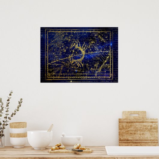 kankerconstellatie - poster (Keuken)