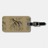 kankerconstellatiekaart Hevelius 1690 Bagagelabel (Voorkant horizontaal)