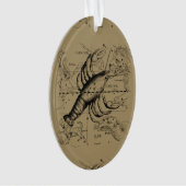  kankerconstellatiekaart Hevelius 1690 Ornament (voorkant)