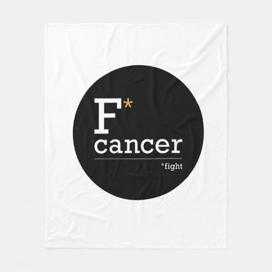 kankerdeken fleece deken (Voorkant)