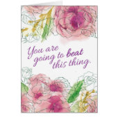 Kankerdiagnose, je gaat dit ding verslaan (Voorkant)