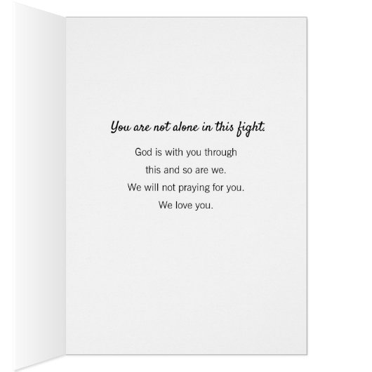 Kankerdiagnose, we verliezen de hoop niet (Binnen (Rechts))