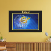 Kankerdierdiabetici Astrologisch ontwerp Canvas Afdruk (Insitu (Woonkamer))