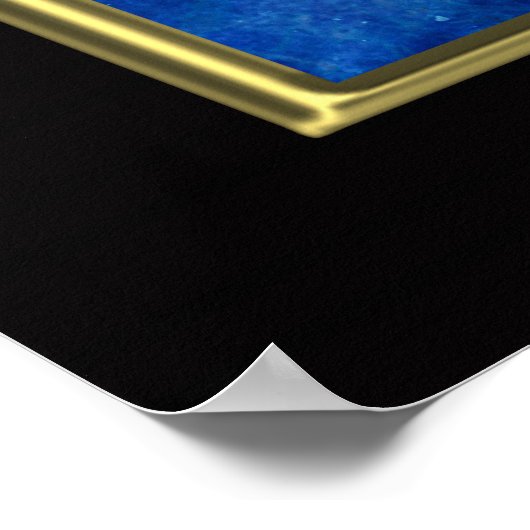 Kankerdierdiabetici Astrologisch ontwerp Poster (Hoek)