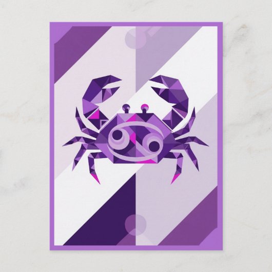 Kankerdierenteken Briefkaart (Voorkant)