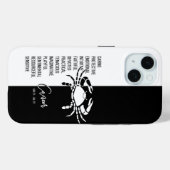 Kankerdierenteken Case-Mate iPhone Case (Achterkant (horizontaal))