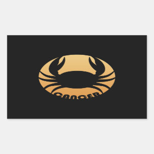 Kankerdierenteken Rechthoekige Sticker