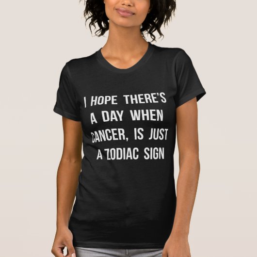 Kankerdierenteken T-shirt (Voorkant)