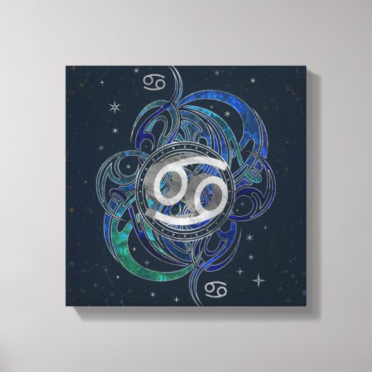 Kankerdierentuin-gebarentriekelement Canvas Afdruk (Voorkant)