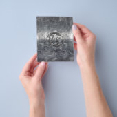 Kankerdierentuin in industriële stijl flyer (Hand)