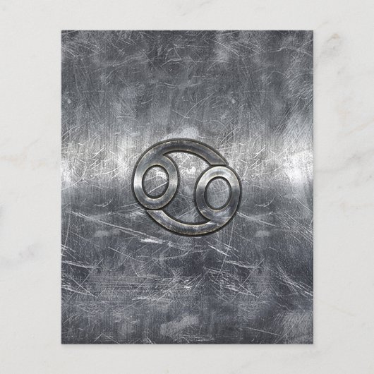 Kankerdierentuin in industriële stijl flyer (Voorkant)