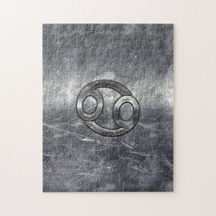 Kankerdierentuin in industriële stijl legpuzzel