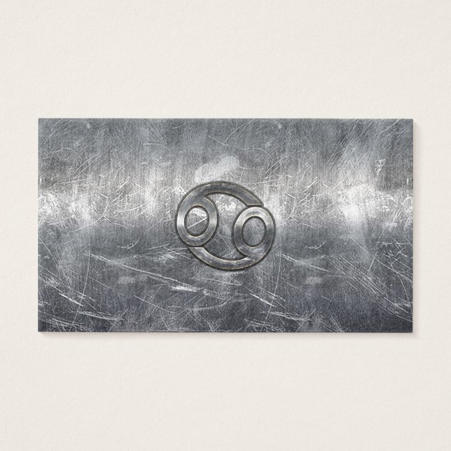 Kankerdierentuin in industriële stijl visitekaartje (Voorkant)