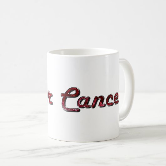 Kankerdierentuin in Ruby Gemstone Koffiemok (Voorkant rechts)