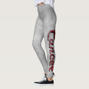 Kankerdierentuin in Ruby Gemstone Leggings