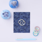 Kankerdierentuin op Navy Blue Digital Camo Flyer (Enkel)
