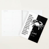 Kankerdierentuin, zwart-wit planner (Display)