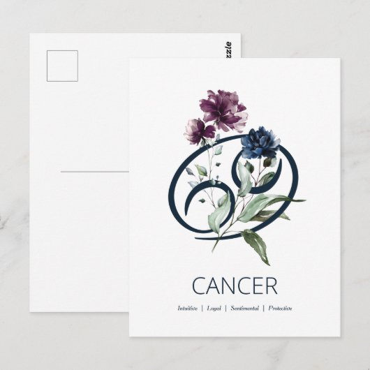 Kankerdiersterbord Briefkaart (Voorkant / Achterkant)