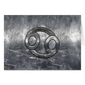 Kankerdiersymbool in gedempt decor (Voorkant Horizontaal)