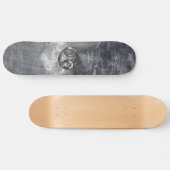 Kankerdiersymbool in gedempt decor persoonlijk skateboard (Horizontaal)