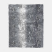 Kankerdiersymbool Industriële stijl Fleece Deken (Voorkant)
