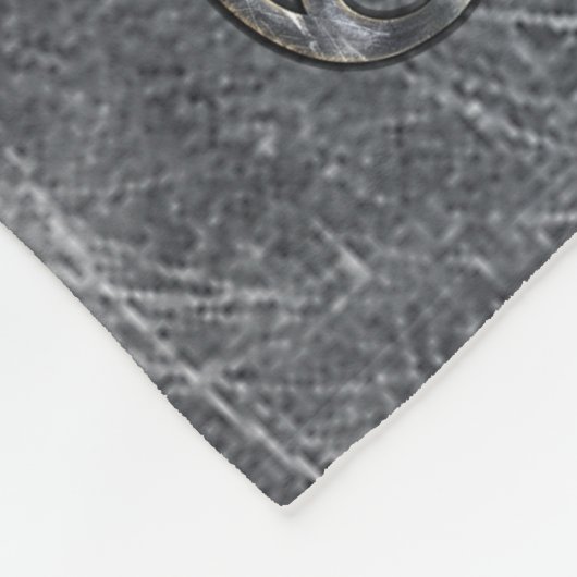 Kankerdiersymbool Industriële stijl Fleece Deken (Hoek)