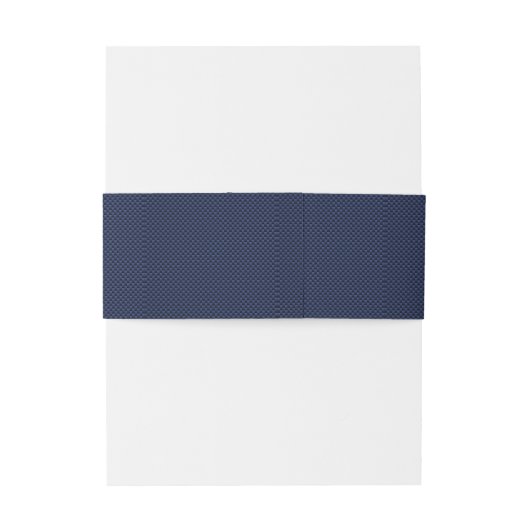 Kankerdiersymbool Navy Blue Carbon Fiber Print Uitnodigingen Wikkel (Achterkant Voorbeeld)