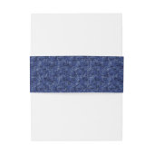 Kankerdiersymbool Navy Blue Digital Camouflage Uitnodigingen Wikkel (Achterkant Voorbeeld)