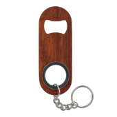 Kankerdiersymbool op Mahogany-stijl Sleutelhanger Flessenopener (Achterkant)