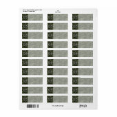 Kankerdiersymbool op Woodland Digital Camo Etiket (Full Sheet)