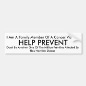 Kankerfamilies Bumpersticker (Voorkant)