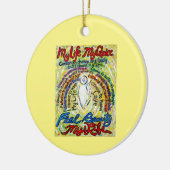 Kankergedicht White Angel Art Custom Gift Ornament (Links)