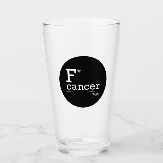 kankerglas glas (Voorkant)