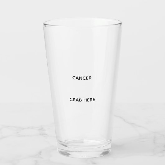 Kankerglas Glas (Achterkant)