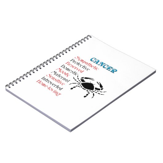 Kankerhoroscoop sterrenbeeld notitieboek (Linkerzijde)