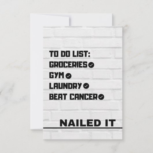 Kankerkaart bewerken aankondiging (Voorkant)