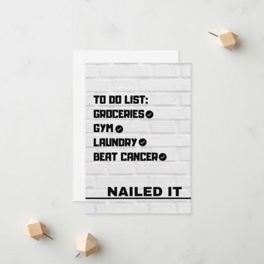 Kankerkaart bewerken aankondiging (Voorkant / Achterkant in situ)