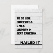 Kankerkaart bewerken aankondiging (Voorkant / Achterkant)