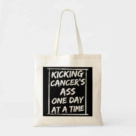 Kankerkanker Chemotherapie Warrior Survivor Chemo Tote Bag (Voorkant)