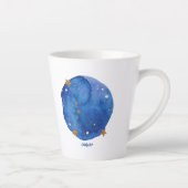 Kankerkanker Waterverf Night Sky Constellation Zod Latte Mok (Rechts)