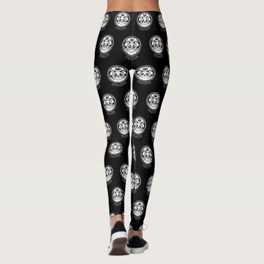 Kankerkat (stijl 3) Leggings (Achterkant)