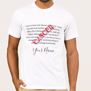 Kankerkenmerken en sterrenbeeld t-shirt