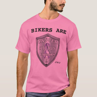 kankerkickinwarriors-logo-LARGE, IWD, BIKERS ZIJN T-shirt